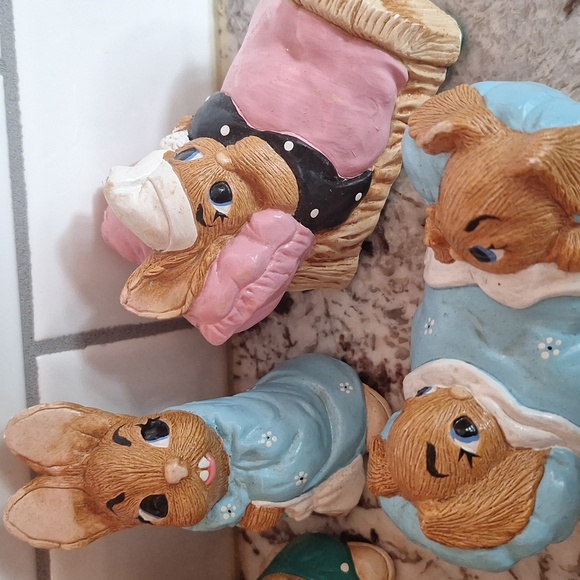 🐰 Pepi Ware set of 14 collectible rabbit figurines from the 70s - Picture 9 of 17